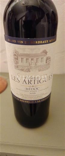 Bordeaux Médoc Château Les Artigues 2018