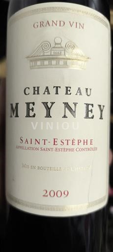 Bordeaux Saint-Estèphe Château Meyney 2009