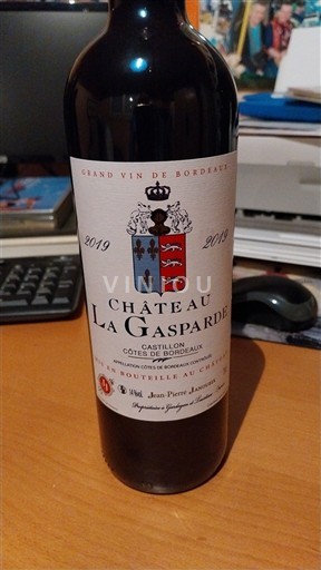 Bordeaux Castillon Côtes de Bordeaux Château La Gasparde 2019