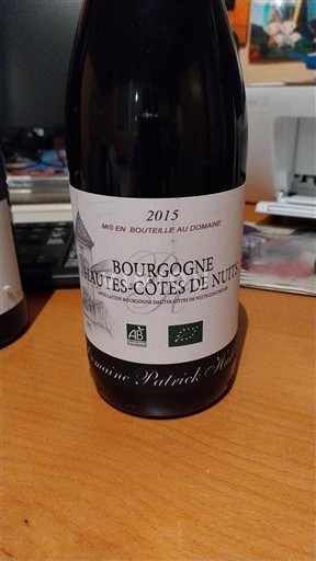 Burgundija Hautes Côtes de Nuits Domaine Patrick Hudelot 2015