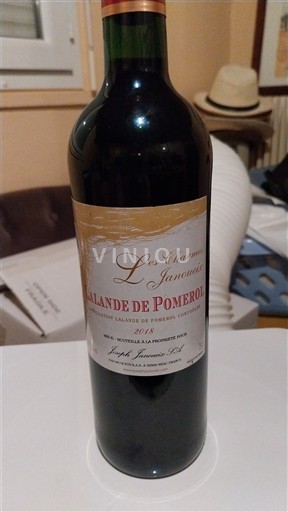 Bordeaux Lalande-de-pomerol Joseph Janoueix Les Charmes de Janoueix 2018