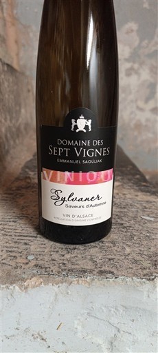 Alsace Domaine Des Sept Vignes Sylvaner Saveurs d'Automne Không niên vụ