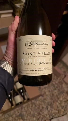 Burgundsko Saint-Véran La Soufrandière Climat "La Bonnode" 2023
