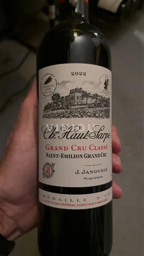 Bordeaux Saint-Émilion Grand Cru Grand Cru Château Haut-Sarpe 2022
