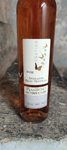 Thung lũng Rhône Rasteau Domaine Beau-Mistral Émotion 2022