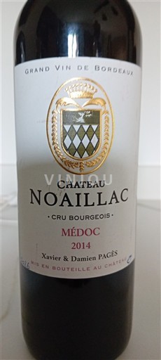 Bordeaux Médoc Cru Bourgeois Château Noaillac 2014
