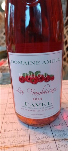 Rhône-dalen Tavel Domaine Amido Les Framboisines 2023