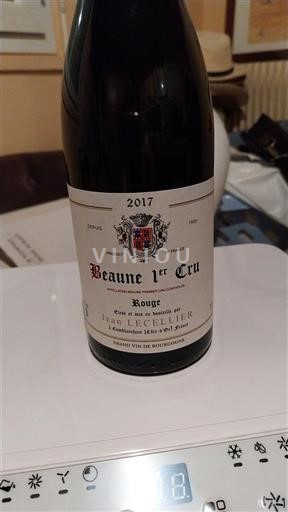 Borgonha Beaune Premier Cru Jean Lecellier 2017