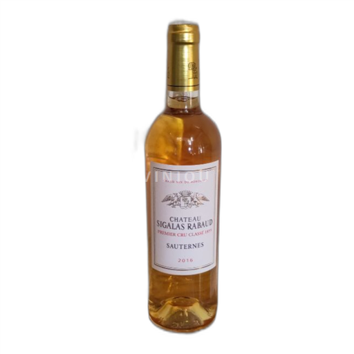Bordeaux Sauternes Premier Cru Château Sigalas Rabaud 2016