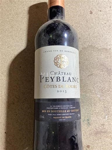 Bordeaux Côtes-de-bourg Château Peyblanc 2015