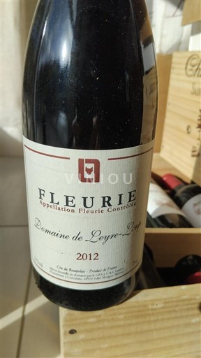Beaujolais Fleurie Domaine Leyre-Loup 2012