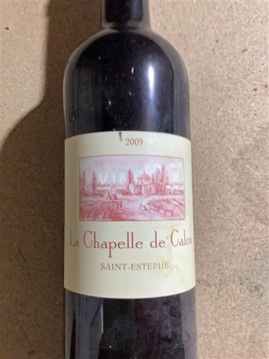Bordeaux Saint-Estèphe La Chapelle de Calon 2009