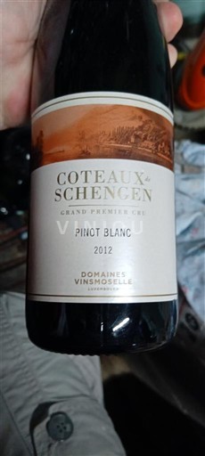 Moselle Luxembourg Grand Premier Cru Domaine S Vinsmoselle Coteaux de Schengen Grand Premier Cru 2012