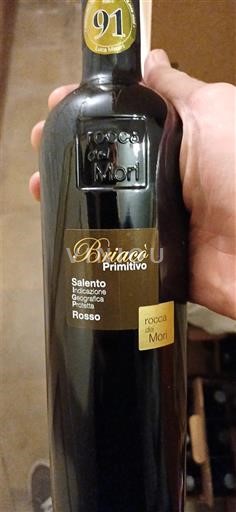 Puglia Susumaniello Salento Rocca dei Mori Briaco Primitivo 2021