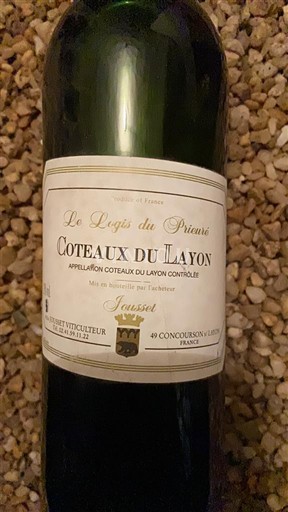 Thung lũng sông Loire Coteaux-du-layon Le Logis du Prieuré 2001