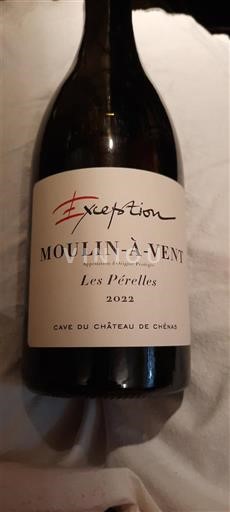 Beaujolais Moulin-à-vent Château Cave du de Chénas Exception Les Pérelles 2022