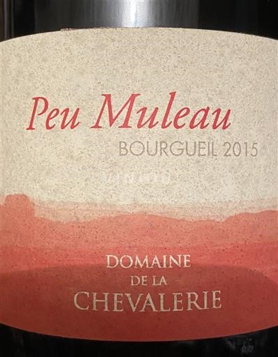 Vallée de la Loire Bourgueil Domaine La Chevalerie Peu Muleau 2015