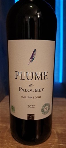 Bordeaux Haut-Médoc Château Paloumey Plume 2022