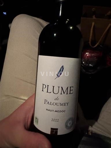 Bordeaux Haut-Médoc Château Paloumey Plume 2022