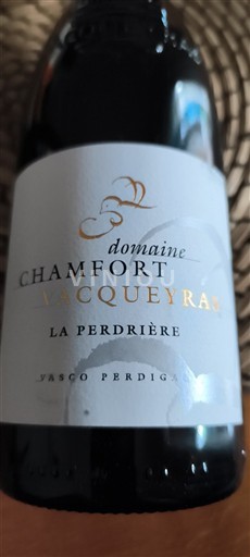 Thung lũng Rhône Vacqueyras Domaine Chamfort La Perdrière Không niên vụ