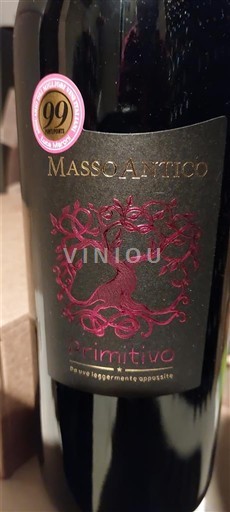 Puglia Primitivo di Manduria Masso Antico Ikke-årgang
