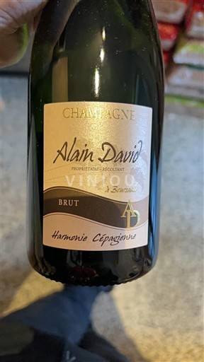 Šampanja Šampanjec Alain David Harmonie Cépageienne Neleten.