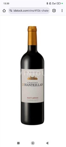 Bordeaux Haut-Médoc Château Hanteillan 2017 Senza annata