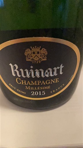 Champagne Sâm-panh Ruinart Millésimé 2015
