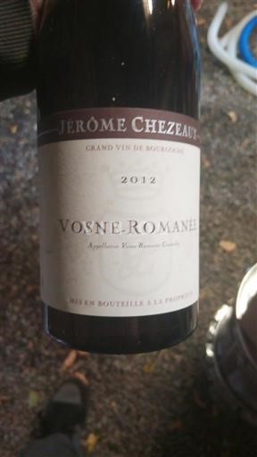 Bourgondië Vosne-Romanée Jérôme Chézeaux 2012