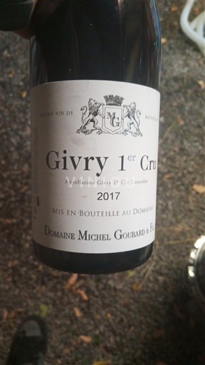 Bourgogne Givry Premier Cru Domaine Michel Goubard & Fils 2017