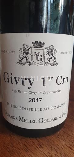 Burgundy Givry Premier Cru Domaine Michel Goubard & Fils 2017