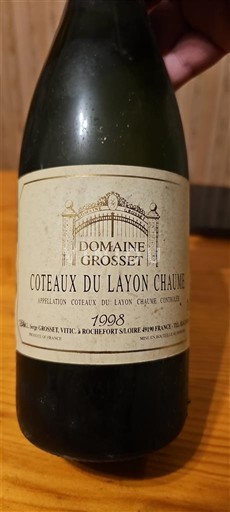 Valle del Loira No especificado Domaine Grosset 1998