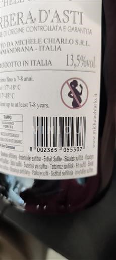 Piemonte Barbera d'Asti Michele Chiarlo 2023 Không niên vụ