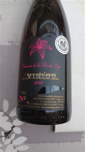 Loire-dalen Coteaux-du-layon Domaine La Fée du Lys 2022