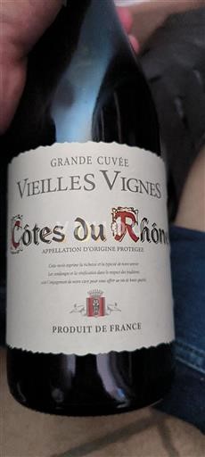 Thung lũng Rhône Côtes-du-rhône Vieilles Vignes Không niên vụ