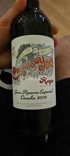 La Rioja Rioja Marqués de Murrieta Castillo Ygay Gran Reserva Especial 2009