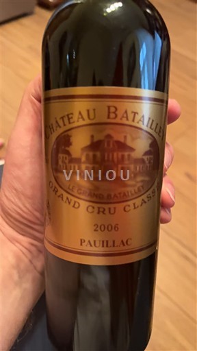 Bordeaux Pauillac Grand Cru Château Batailley 2006