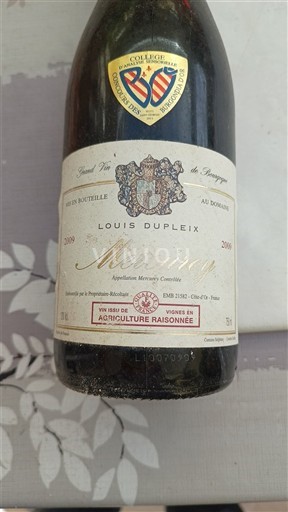 Bourgogne Mercurey Louis Dupleix 2009