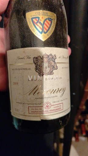 Bourgogne Mercurey Louis Dupleix 2009