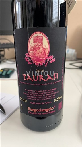 Campanie Taurasi Borgodangelo 2016