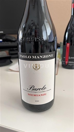Piemonte Barolo Paolo Manzone Merriame 2020
