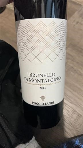 Toscana Brunello di Montalcino. Poggio Landi 2013