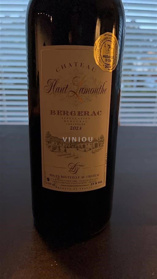 Sydvestfrankrig Bergerac Château Haut Lamouthe 2023