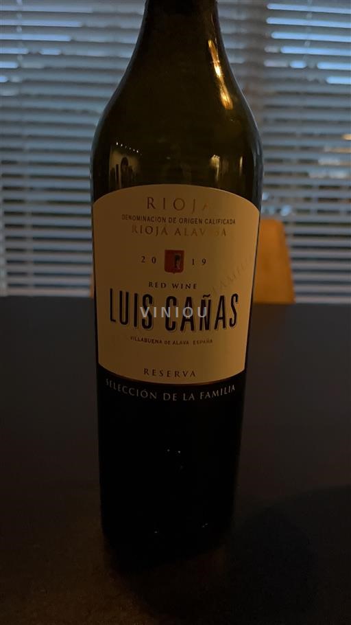 La Rioja Rioja Luis Cañas Selección de la Familia 2019