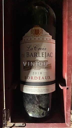 Bordeaux La Croix de Barlejac 2010