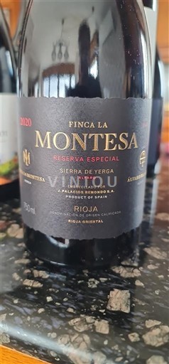 La Rioja Rioja Finca La Montesa Reserva Especial 2020