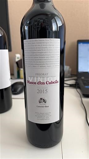 Katalonien Priorat Capafons-Ossó Masos d'en Cubells 2015