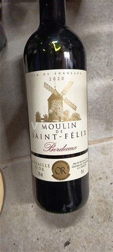 Bordoja Bordo Moulin de Saint-Félix 2020