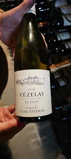 Burgundy Volnay Domaine Elise Villiers Le Clos 2018