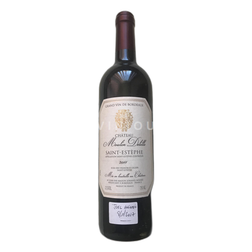 Bordéus Saint-Estèphe Château Moulin Delille 2011